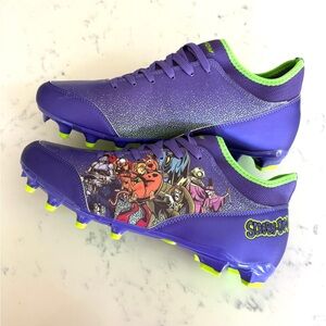 Scooby-Doo 'Unmasked' Purple Football Cleats